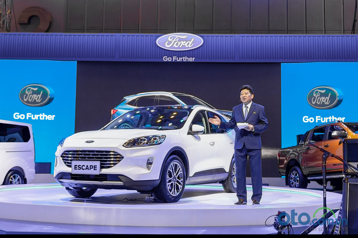 Ông Nguyễn Ngọc Khương, Phó TGĐ Ford Việt Nam trong buổi giới thiệu Ford Escape 2020 tại triển lãm Vietnam Motor Show 2019.