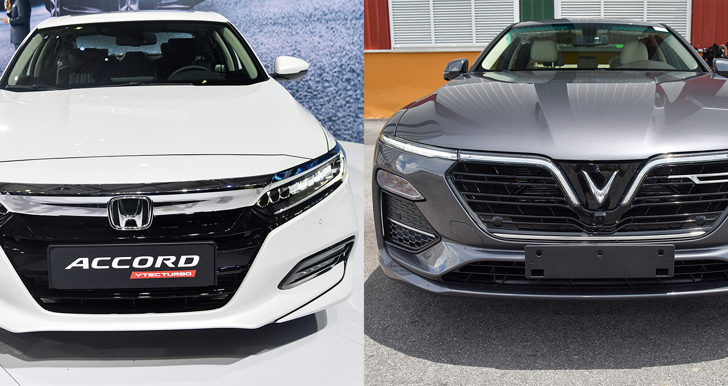 Chọn Accord hay mẫu xe mới nổi Vinfast LUX A2.0 Chọn Accord hay mẫu xe mới nổi Vinfast LUX A2.0