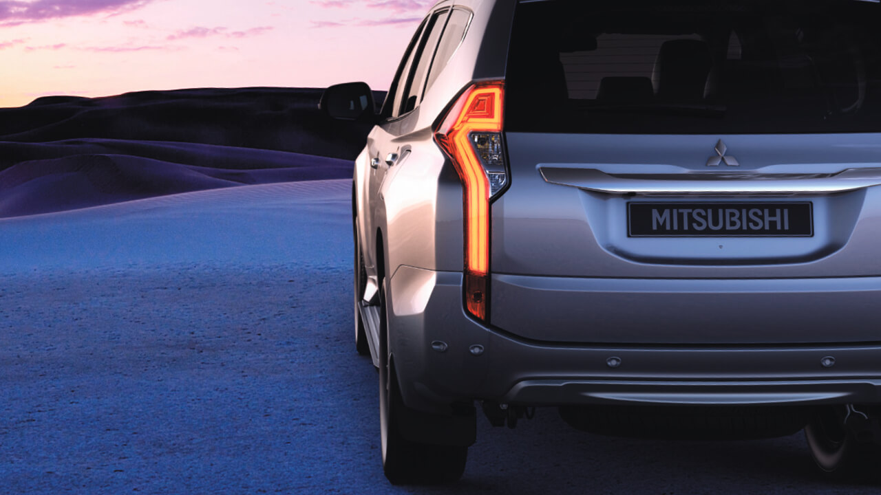 Cụm đèn hậu nổi bật của Mitsubishi Pajero Sport 2019 Cụm đèn hậu nổi bật của Mitsubishi Pajero Sport 2019