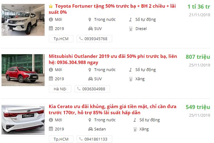 Cuối năm đại lý ô tô dùng những chiêu thức gì để “mê hoặc” khách hàng? 7 Đại lý hỗ trợ phí trước bạ cho khách mua xe