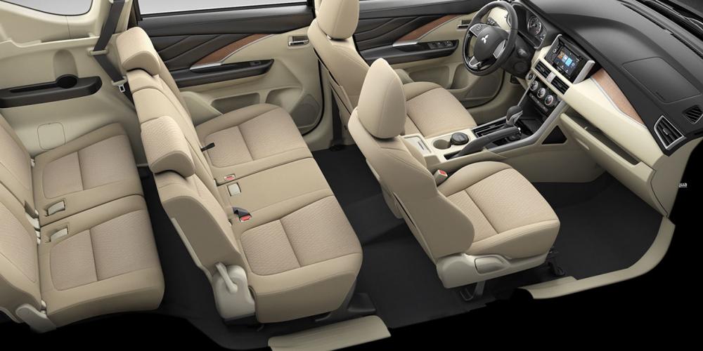 Khoang nội thất rộng rãi của Mitsubishi Xpander Khoang nội thất rộng rãi của Mitsubishi Xpander