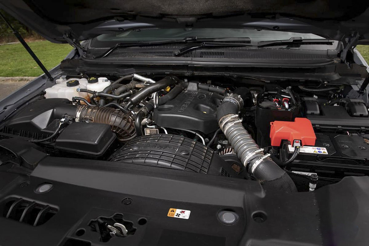 Động cơ diesel tăng áp kép 2,0 lít 4 xi-lanh của Ford Ranger Raptor 2019 2