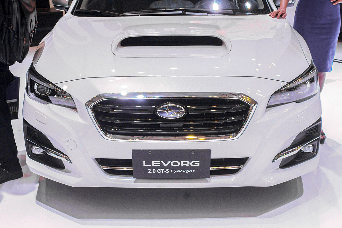 Phần đầu xe Subaru Levorg 2020.