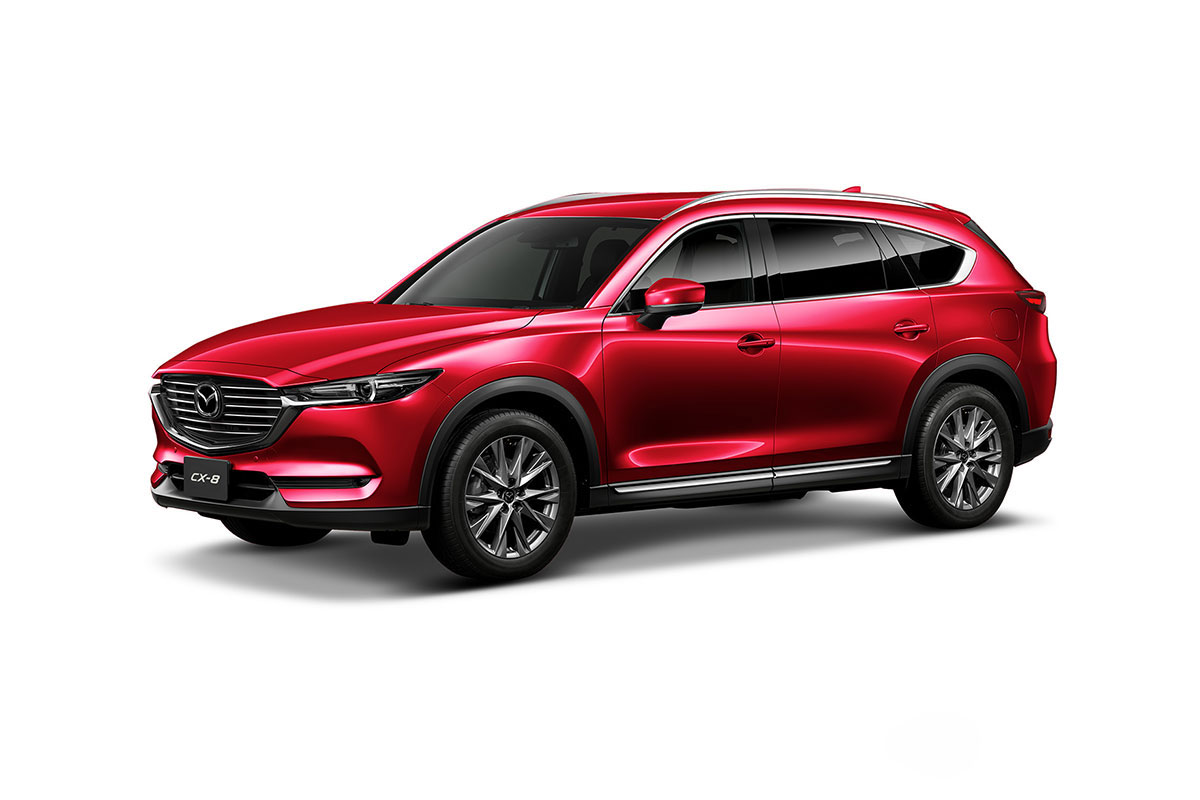 Màu sắc Mazda CX-8 2019 - Đỏ.
