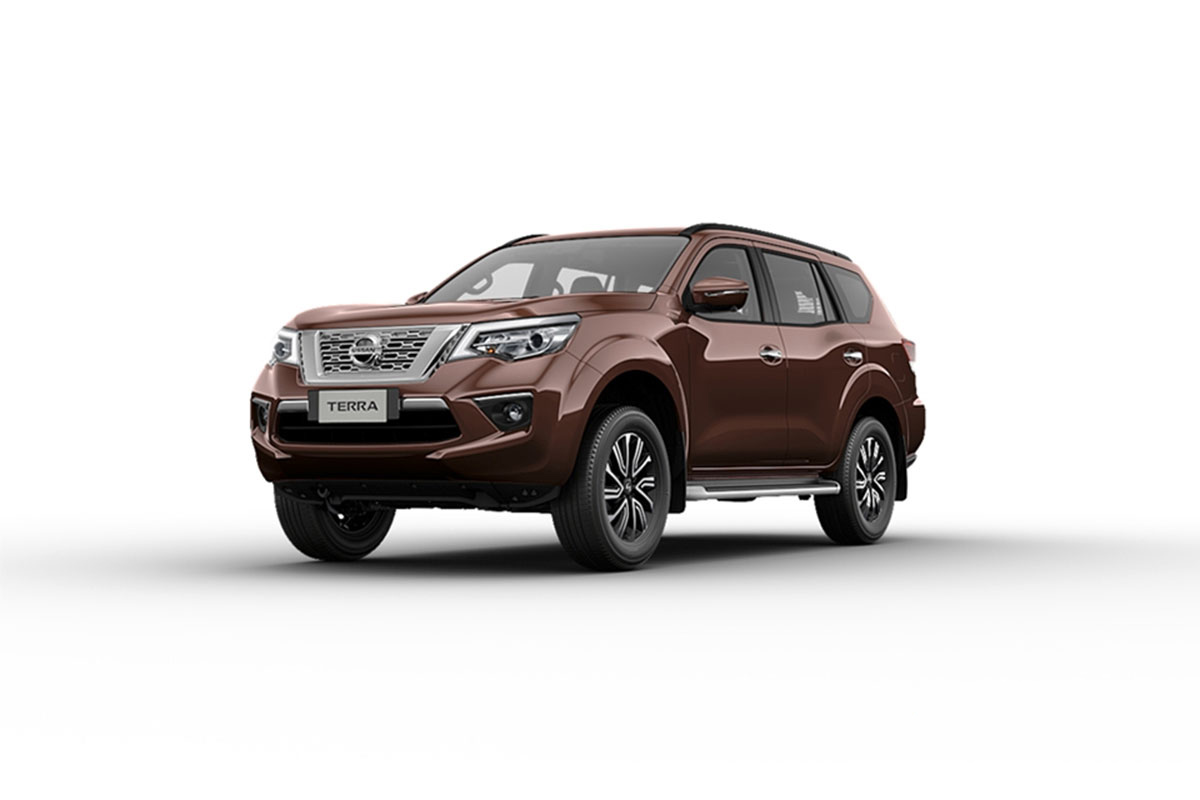 Màu sắc ngoại thất Nissan Terra - Nâu.