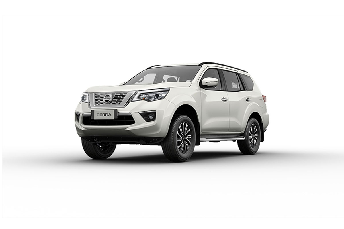 Màu sắc ngoại thất Nissan Terra - Trắng.