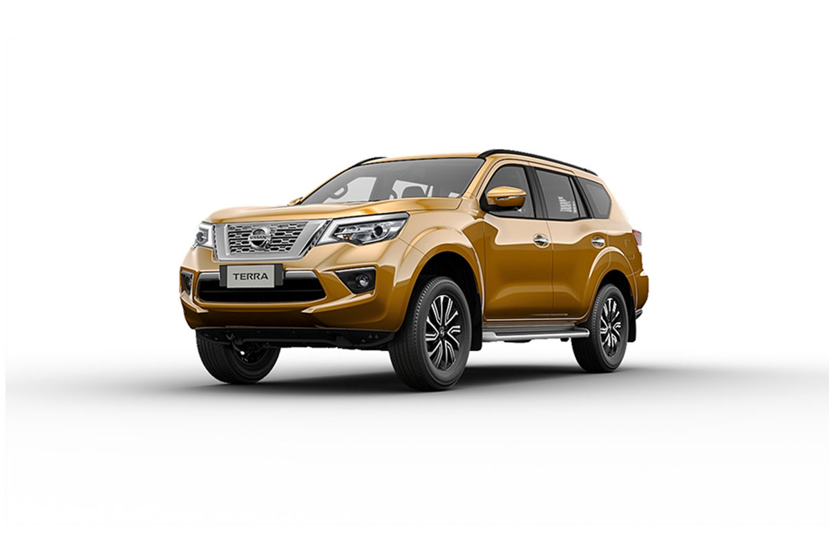 Màu sắc ngoại thất Nissan Terra - Vàng.