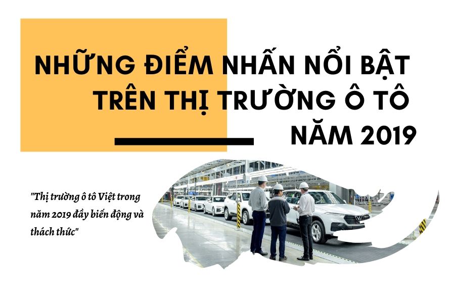 Những điểm nhấn nổi bật trên thị trường ô tô Việt năm 2019.