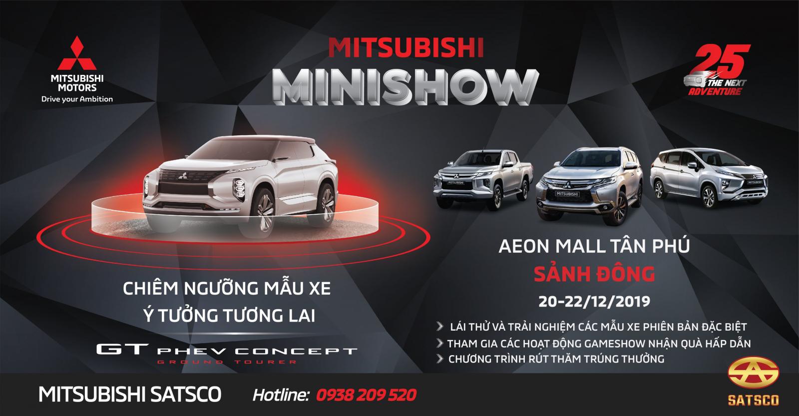Sự kiện "Chất Mitsubishi" được Mitsubishi Motors Việt Nam cùng nhà phân phối  Satsco tổ chức trong 2 ngày 20 & 21/12/2019 tại AEON MALL Tân Phú.