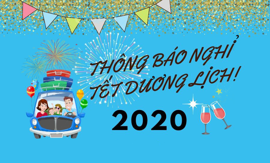 Oto.com.vn thông báo nghỉ Tết Dương lịch 2020.