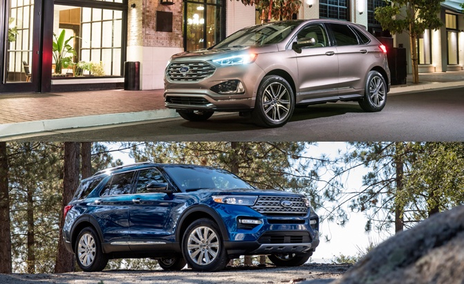 So sánh xe Ford Explorer 2020 và Ford Edge 2020 - Kiểu dáng đều chuẩn Mỹ