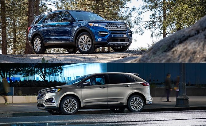So sánh xe Ford Explorer 2020 và Ford Edge 2020