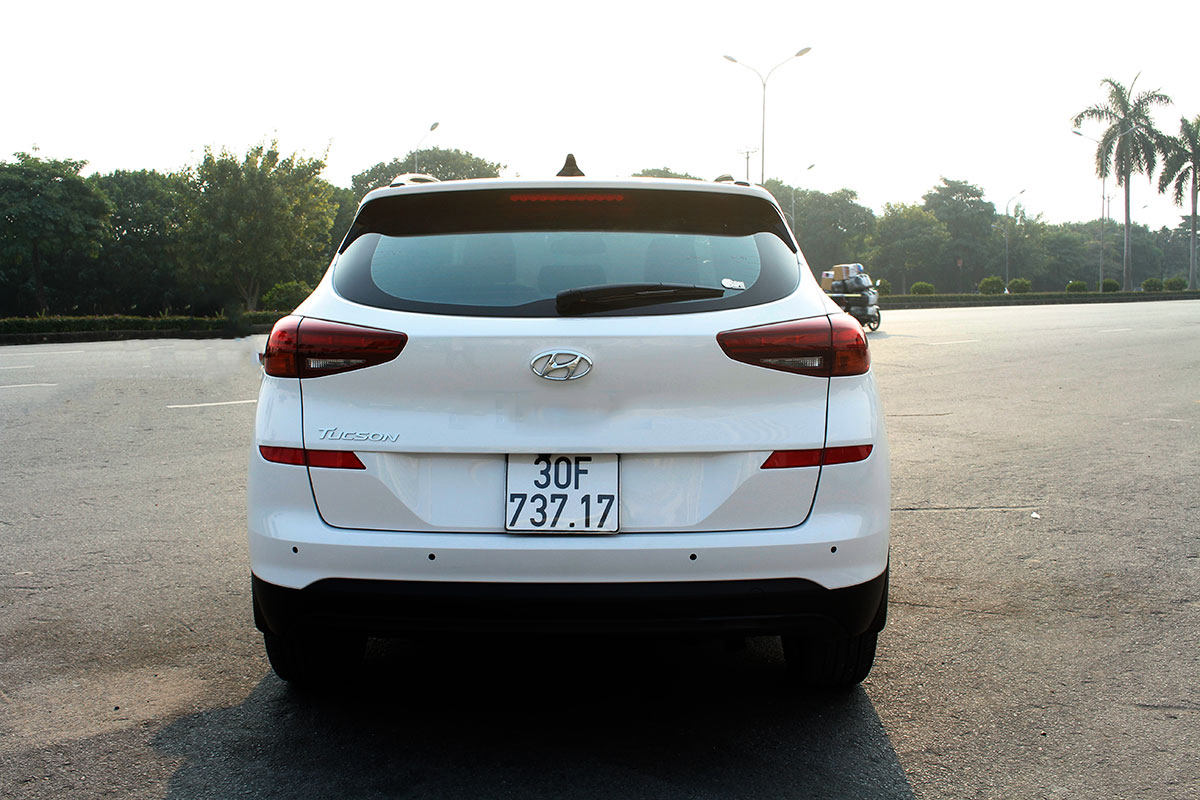 Ảnh chụp đuôi xe Hyundai Tucson 2020