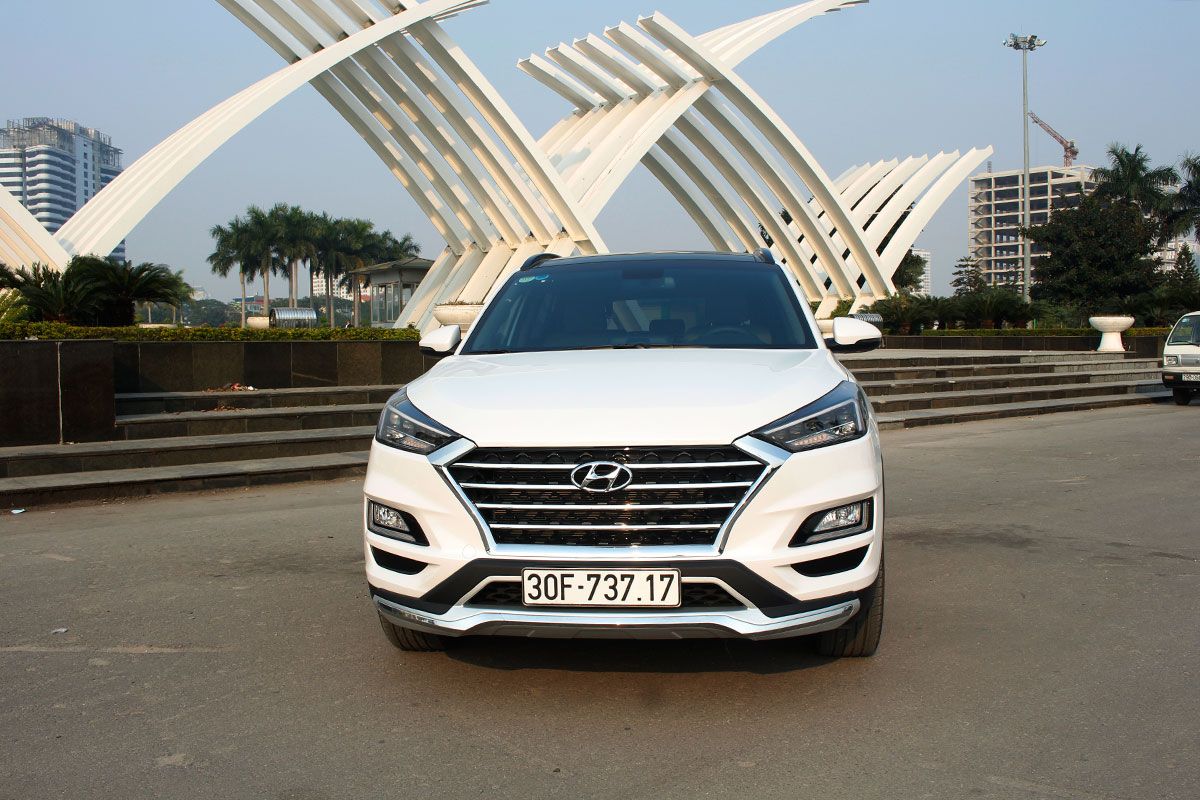 Ảnh chụp đầu xe Hyundai Tucson 2020