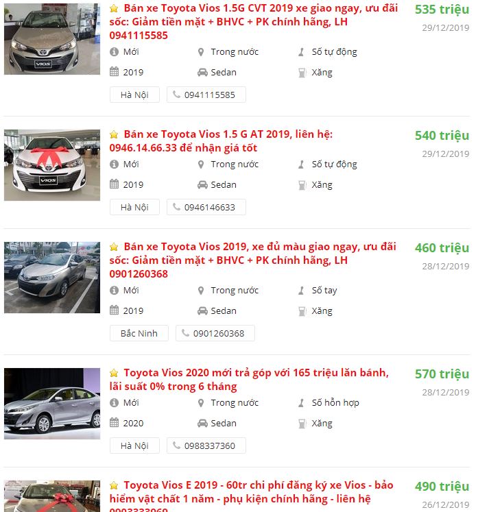 Toyota Vios giảm giá kịch sàn tại đại lý, dọn kho chờ phiên bản mới 2a