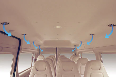 Đánh giá xe Ford Transit về thiết kế nội thất - 2 Đánh giá xe Ford Transit về thiết kế nội thất - 2