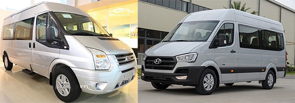 So sanh xe Ford Transit với Hyundai Solati So sanh xe Ford Transit với Hyundai Solati