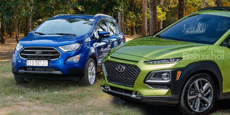 So sánh Hyundai Kona với Ford EcoSport So sánh Hyundai Kona với Ford EcoSport