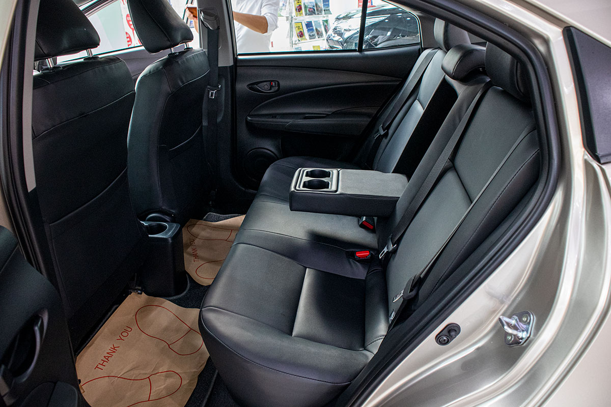 Thiết kế ghế ngồi trên xe Toyota Vios 2020: Hàng ghế sau 1