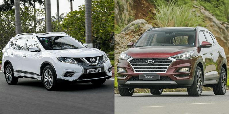 So sánh xe Hyundai Tucson với Nissan X-Trail V-Series So sánh xe Hyundai Tucson với Nissan X-Trail V-Series
