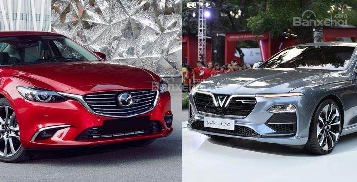 So sánh xe VinFast LUX A2.0 và Mazda 6 So sánh xe VinFast LUX A2.0 và Mazda 6