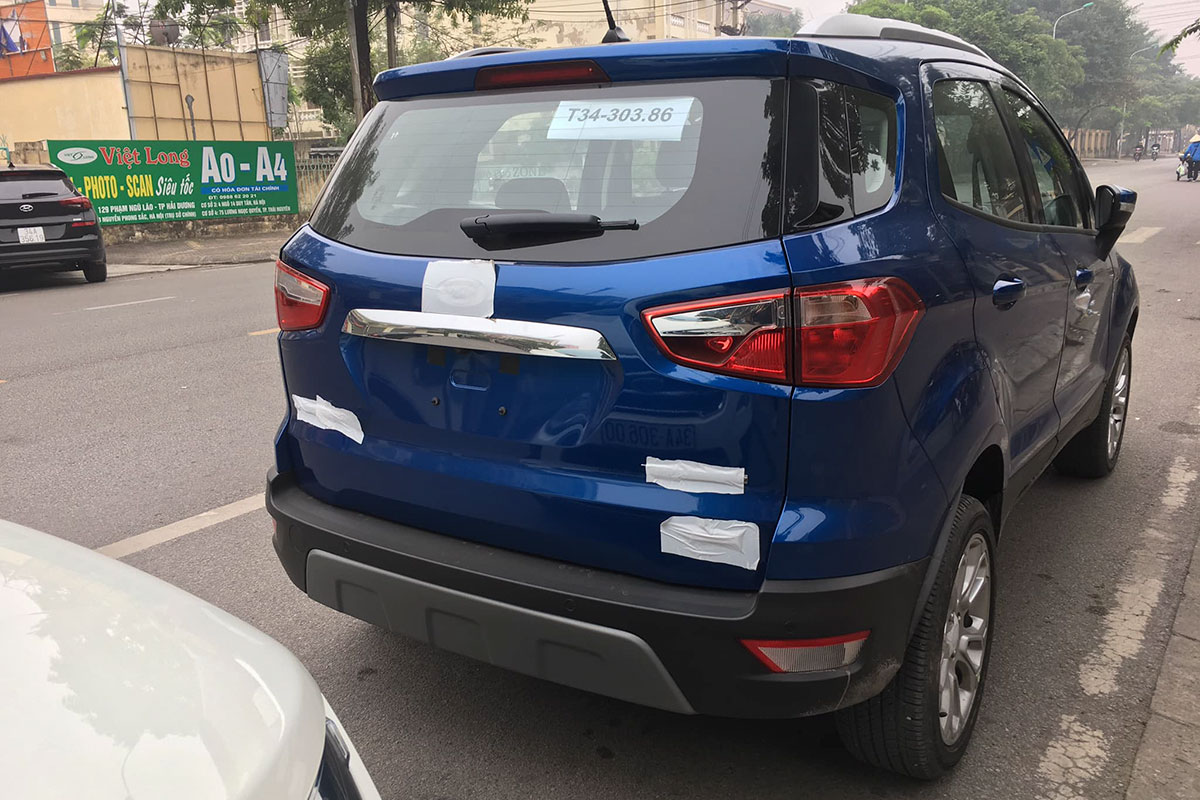 Lốp dự phòng đã bị loại bỏ đối với phiên bản mới Ford EcoSport 2020.