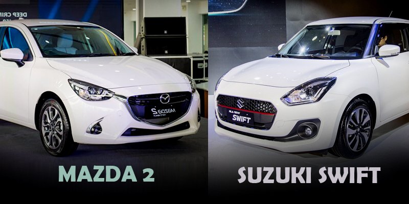 So sánh xe Suzuki Swift với Mazda 2 2019 So sánh xe Suzuki Swift với Mazda 2 2019
