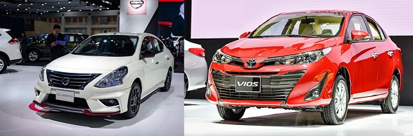 So sánh xe Nissan Sunny và Toyota Vios So sánh xe Nissan Sunny và Toyota Vios
