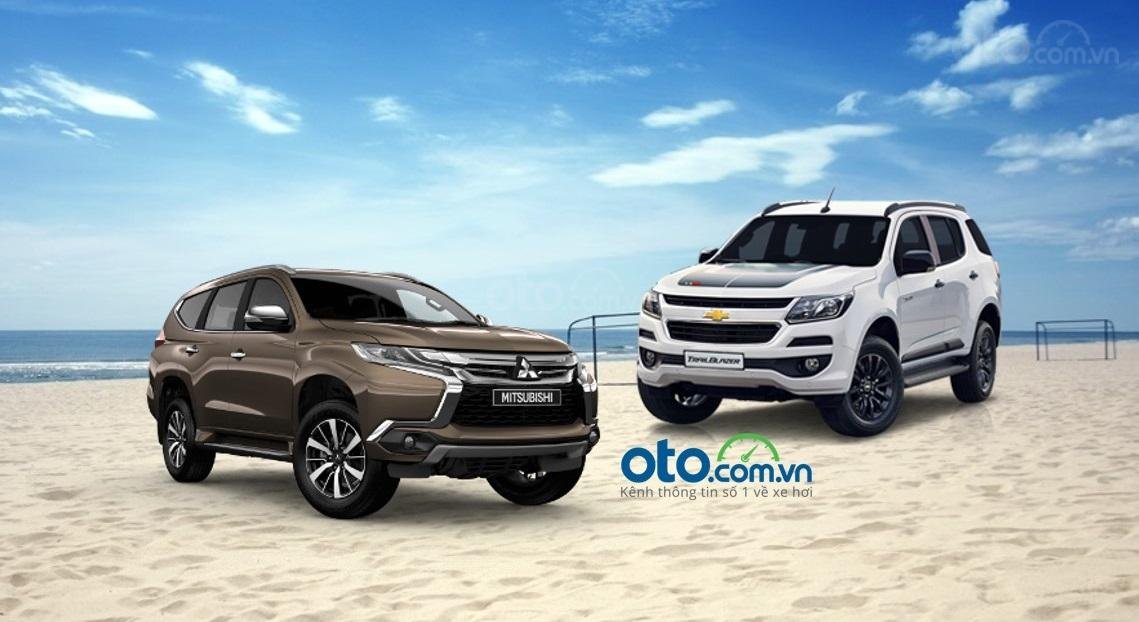 So sánh xe Mitsubishi Pajero với Chevrolet Traiblazer