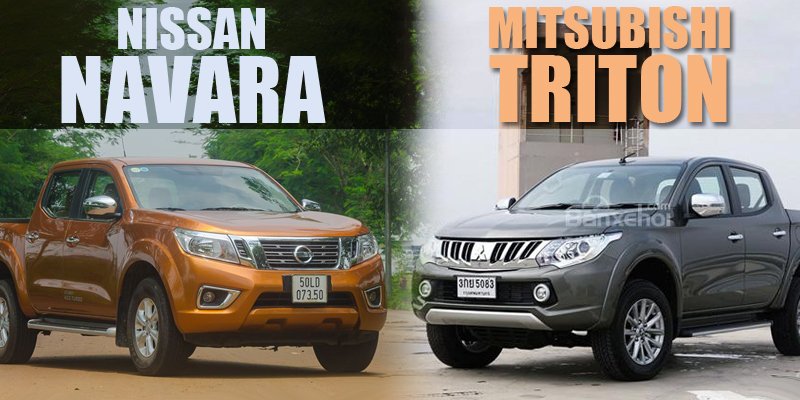 So sánh Nissan Navara với Mitsubishi Triton So sánh Nissan Navara với Mitsubishi Triton