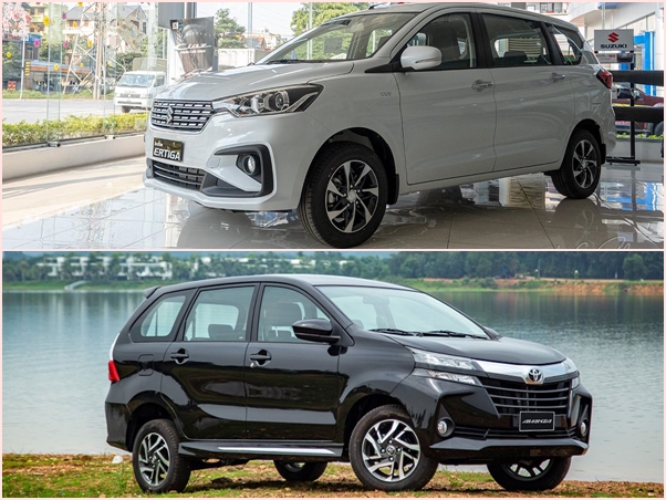 So sanh xe Suzuki Ertiga 2020 va Toyota Avanza 2020 Xe Toyota lep ve!