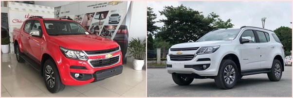 Chevrolet là Colorado và&nbsp;Trailblazer đang bán tại Việt Nam là xe nhập khẩu nguyên chiếc từ Thái Lan 1