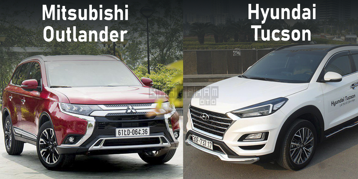 So sánh xe Mitsubishi Outlander 2020 và Hyundai Tucson 2020: Hai mẫu CUV rẻ nhất phân khúc a1