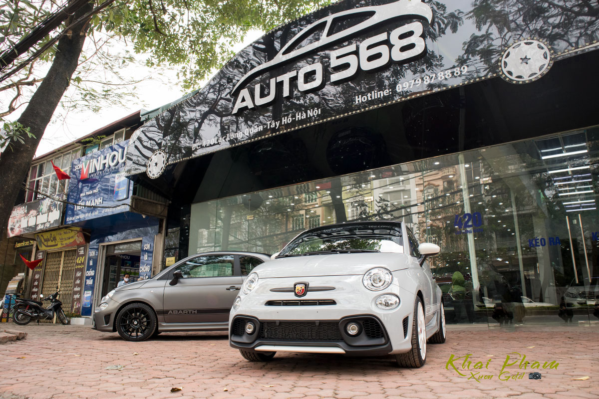 Ảnh chụp đầu xe Fiat 500 595 Abarth Esseesse 2020 đầu tiên về Việt Nam