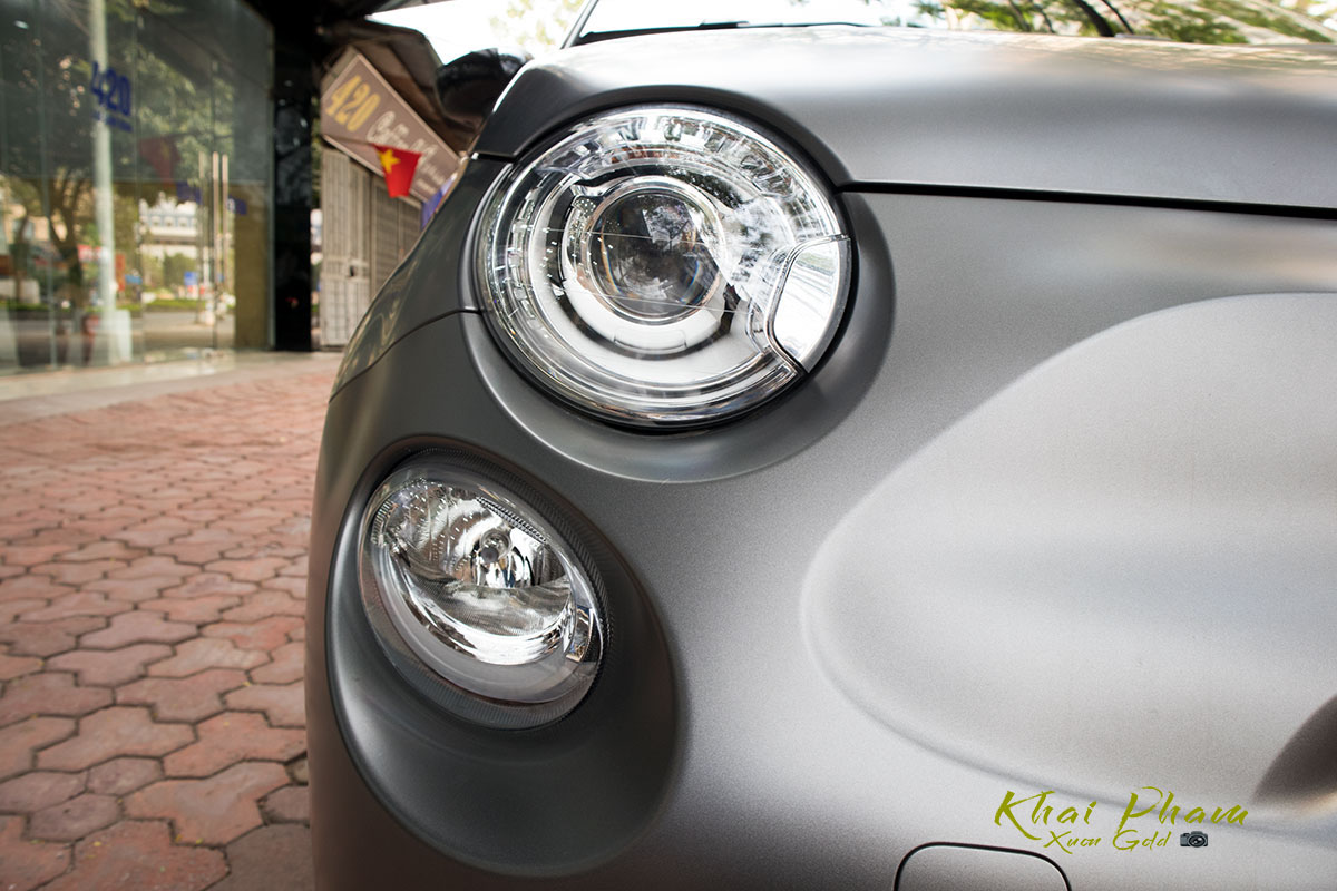 hình Ảnh chụp đèn pha xe Fiat 500 595 Abarth Esseesse 2020 đầu tiên về Việt Nam