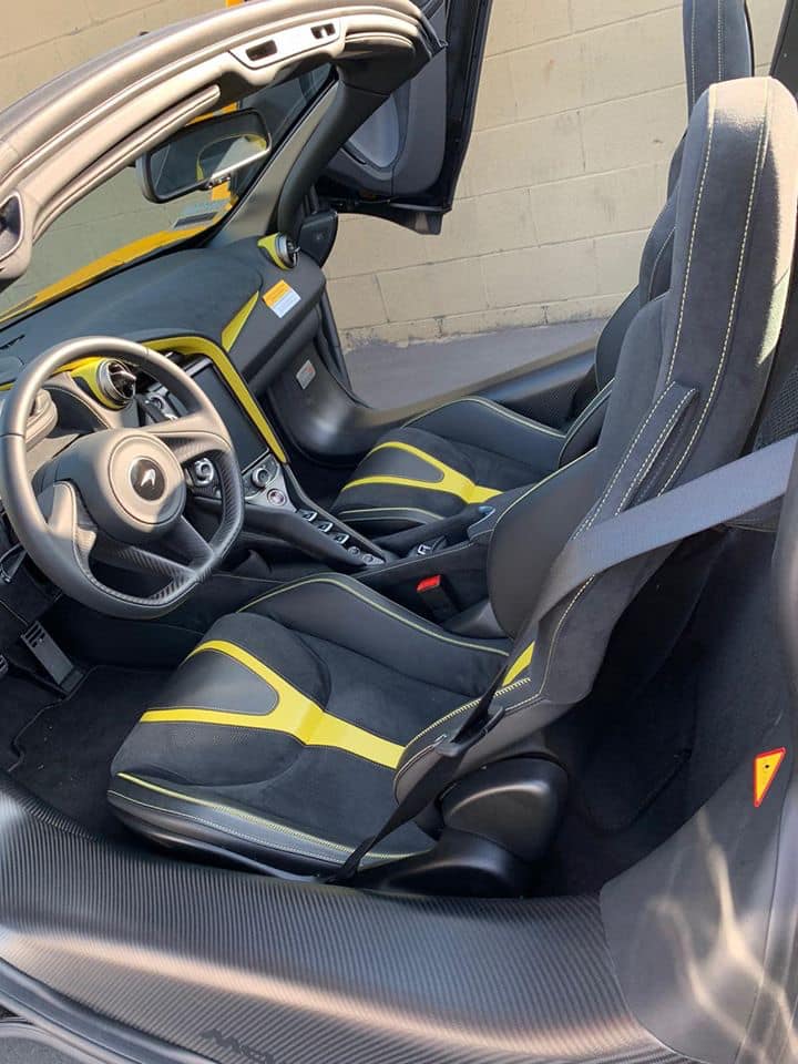 Nội thất Mc Lauren 720s Spider.