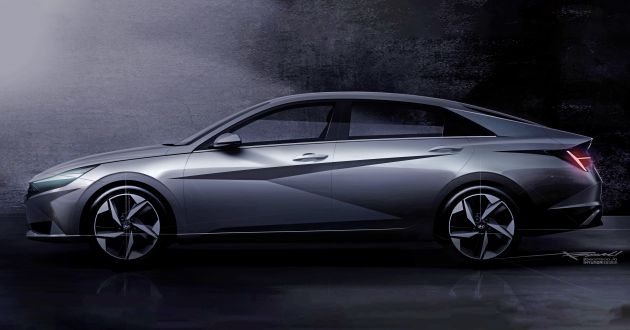 Hyundai Elantra 2021 thế hệ mới hé lộ thiết kế nội ngoại thất trước giờ G.