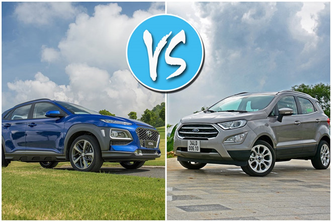 So sánh Ford EcoSport 2019 với đối thủ Hyundai Kona 2019 So sánh Ford EcoSport 2019 với đối thủ Hyundai Kona 2019