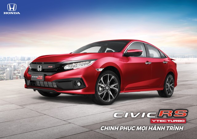 Honda Civic RS thêm màu sơn đỏ cá tính, thay thế đỏ đam mê.