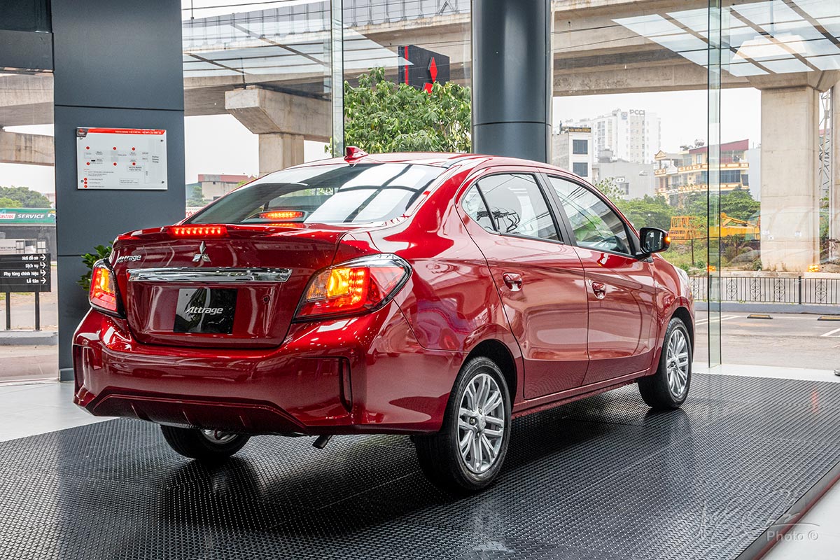 Đuôi xe của Mitsubishi Attrage 2020 Đuôi xe của Mitsubishi Attrage 2020.