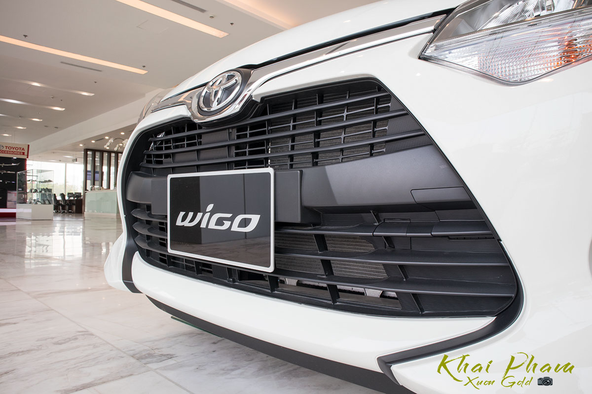 Ảnh chụp lưới tản nhiệt xe Toyota Wigo 2020