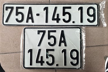 Biển số xe dài và ngắn của ô tô 1