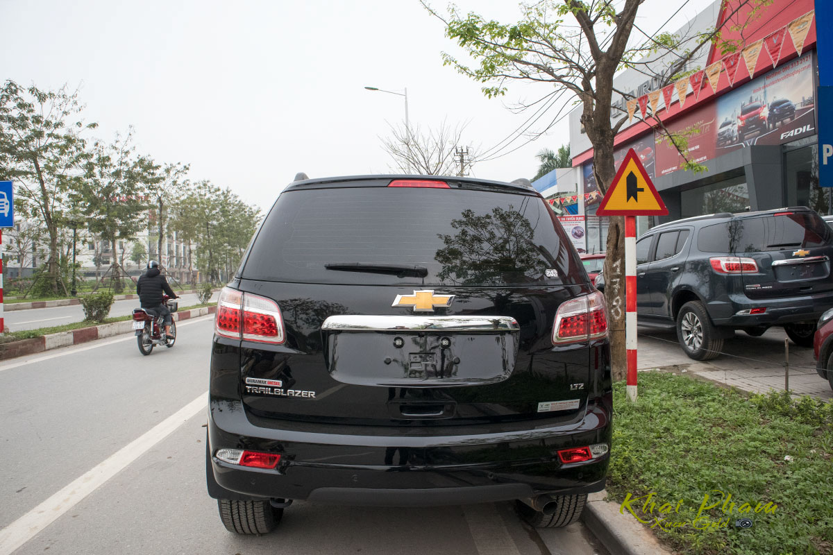 Ảnh chụp đuôi xe Chevrolet Trailblazer