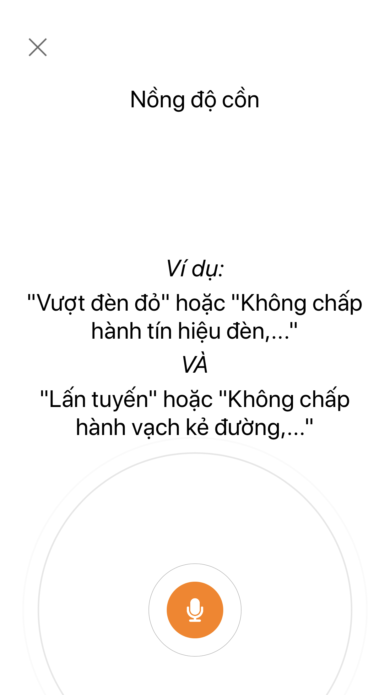Tra cứu mức phạt vi phạm giao thông bằng giọng nói 1