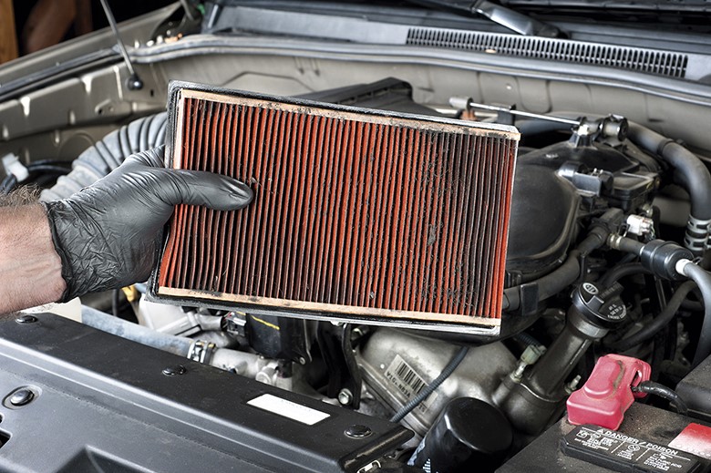 Lọc gió bám bụi 1