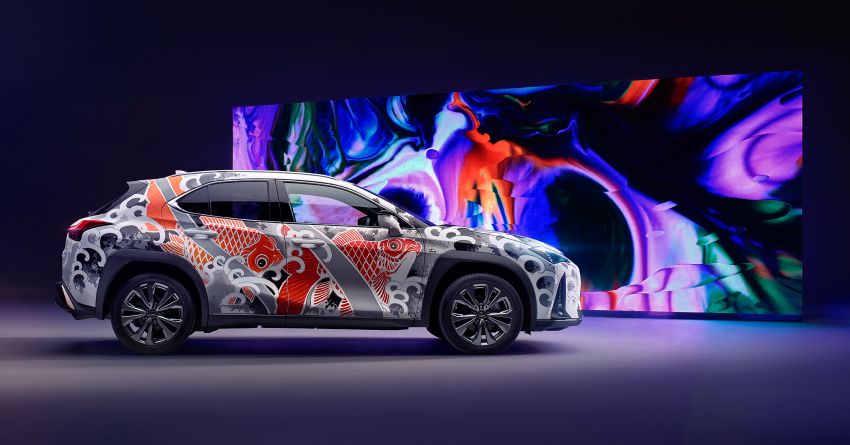 Lexus UX 2020 ngầu hơn với hình xăm nghệ thuật