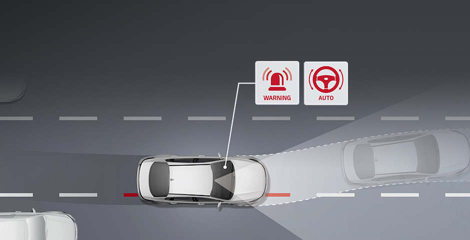 Hỗ trợ giữ làn đường không chỉ cảnh báo lái xe mà còn tự động điều chỉnh c.hính xác