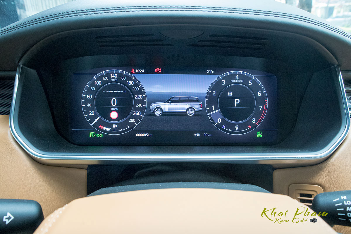 Ảnh chụp đồng hồ xe Range Rover Autobiography LWB 