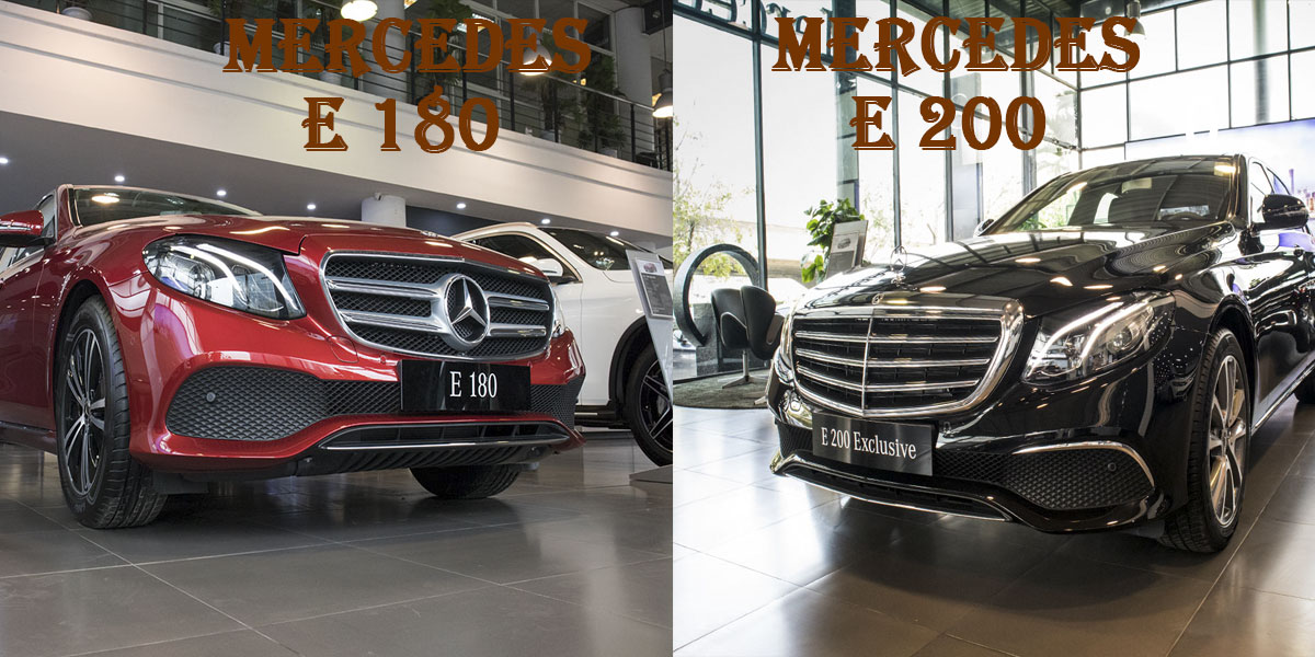 Chon Mercedes-Benz E 180 the thao hay Mercedes-Benz E 200 Exclusive 2020 lich lam