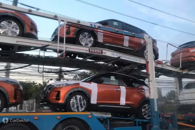 Nissan Kicks 2020 facelift trên đường vận chuyển.